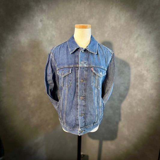 Blue Denim Jacket With Mexican Coat of Arm