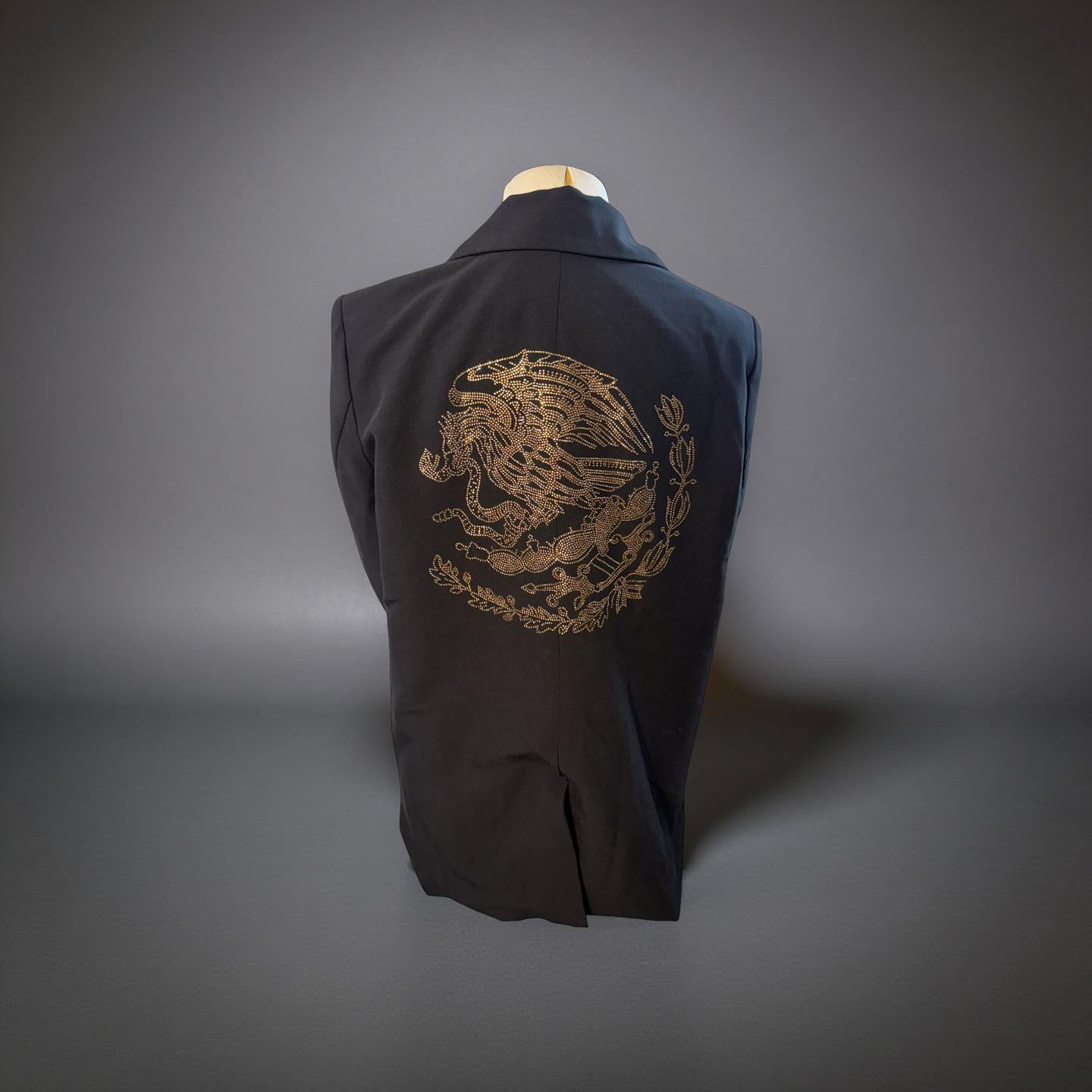 Mexico Black on Gold Blazer